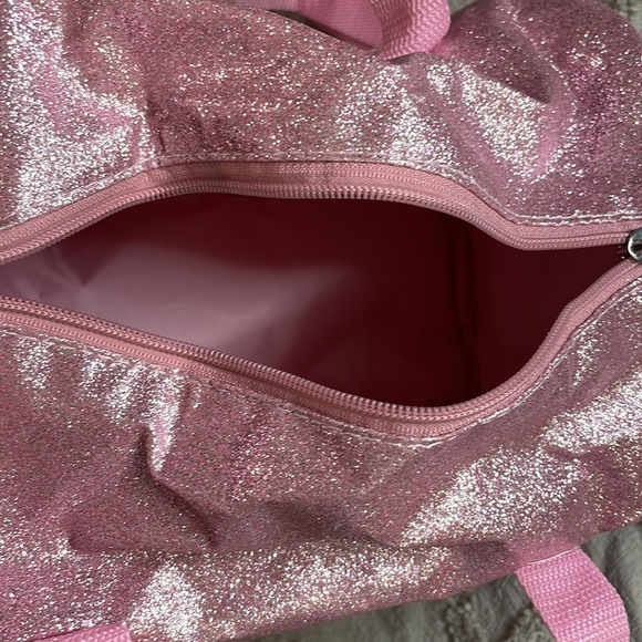 Pink Glitter Mini Sports Bag - Picture 8 of 9